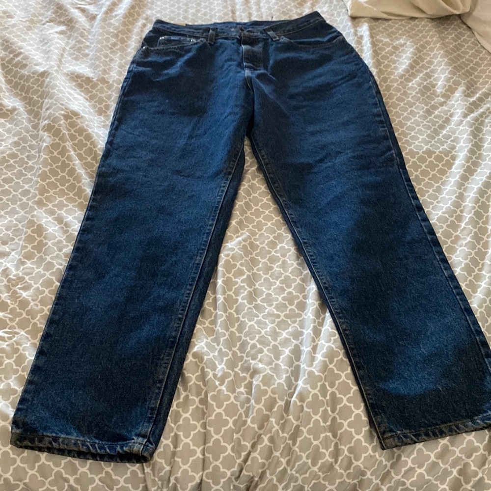 NWT size 14p women’s Lee Mom Jeans dark stone petite